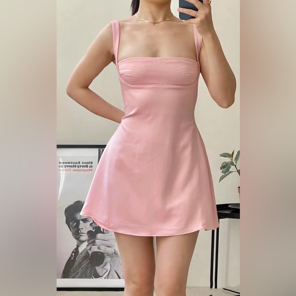 House of CB Kara Pink Quartz Mini Dress